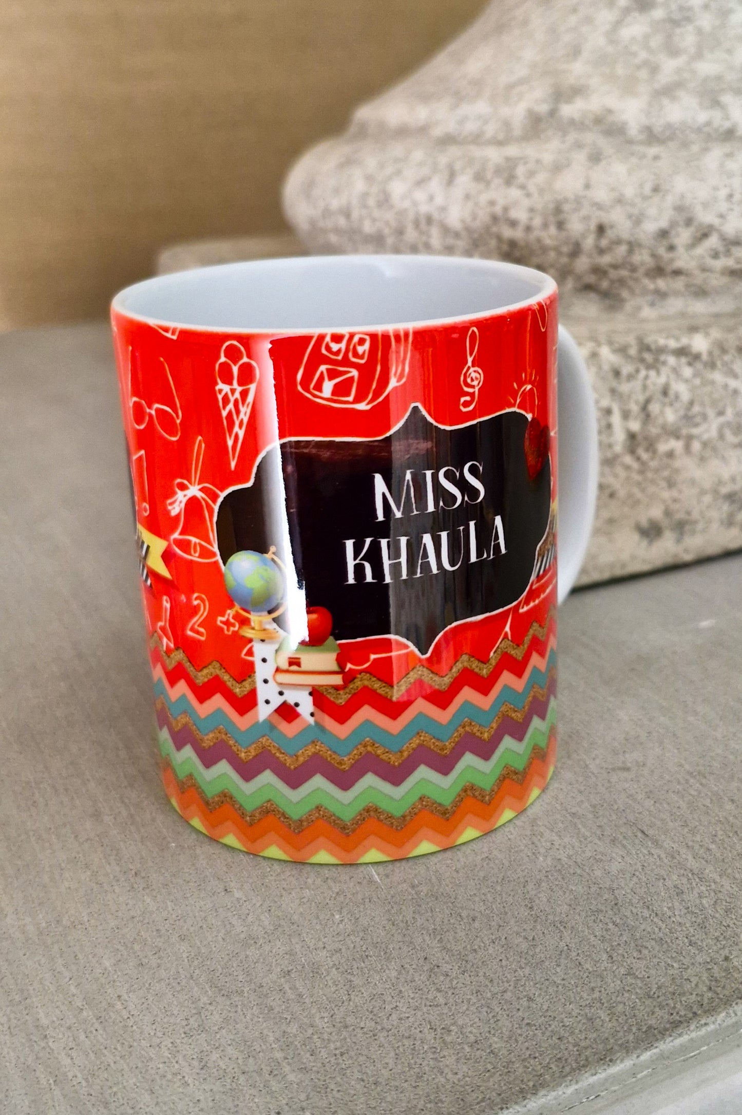 Faux Chalkboard Teacher Mug