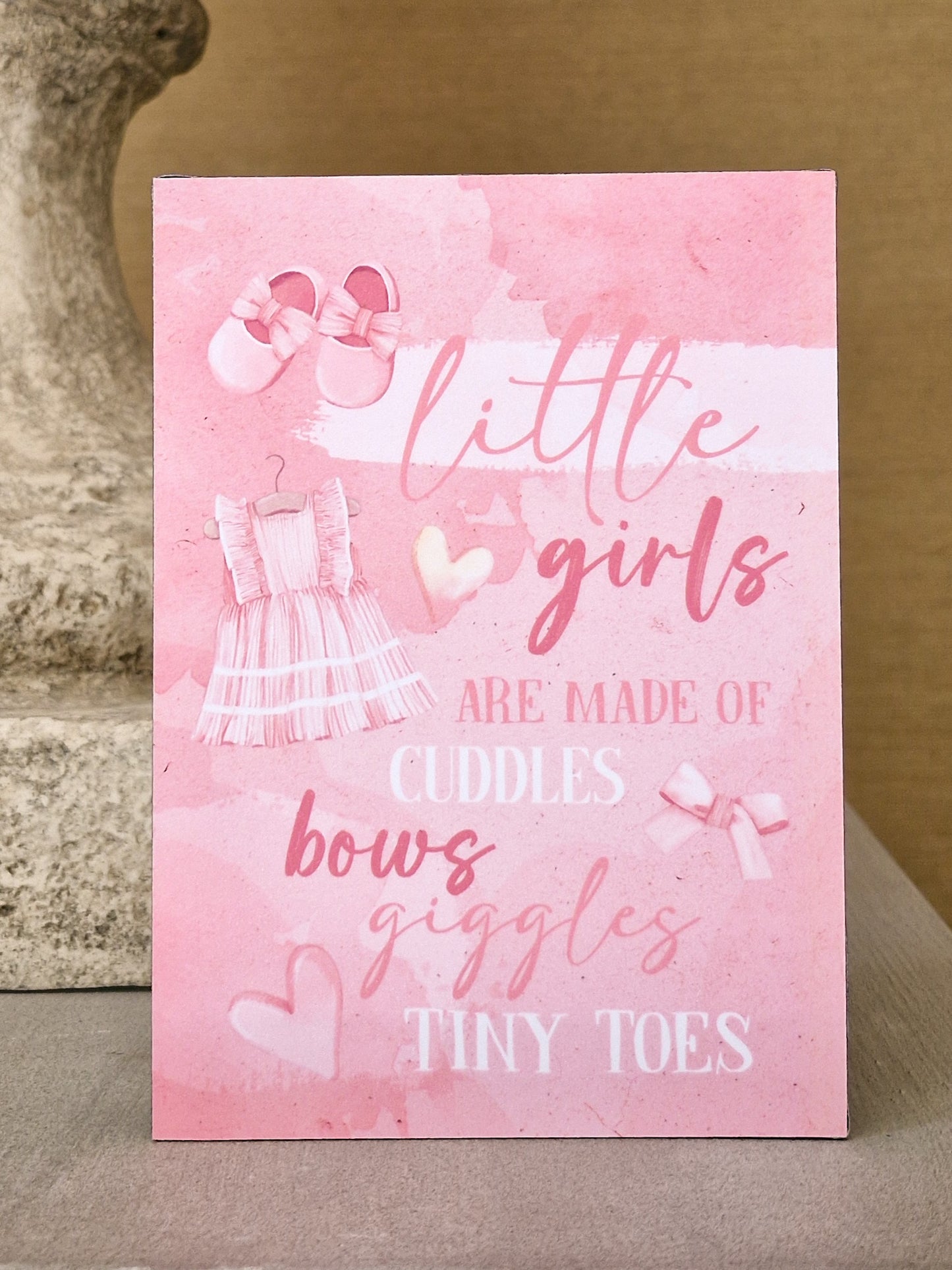 Little Girls Plaque