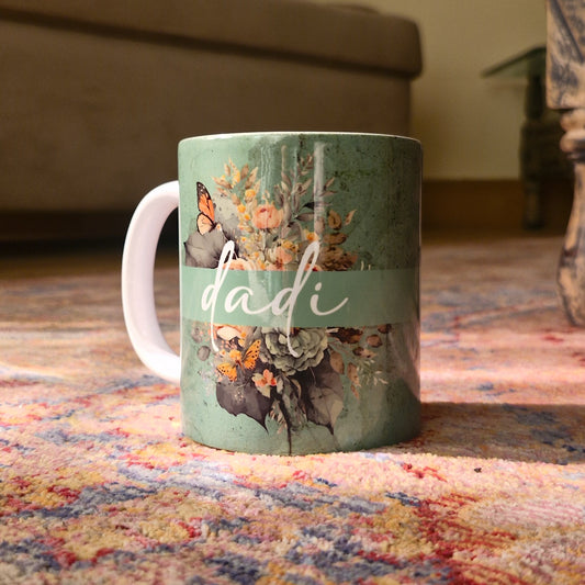Dadi Butterfly Floral Mug