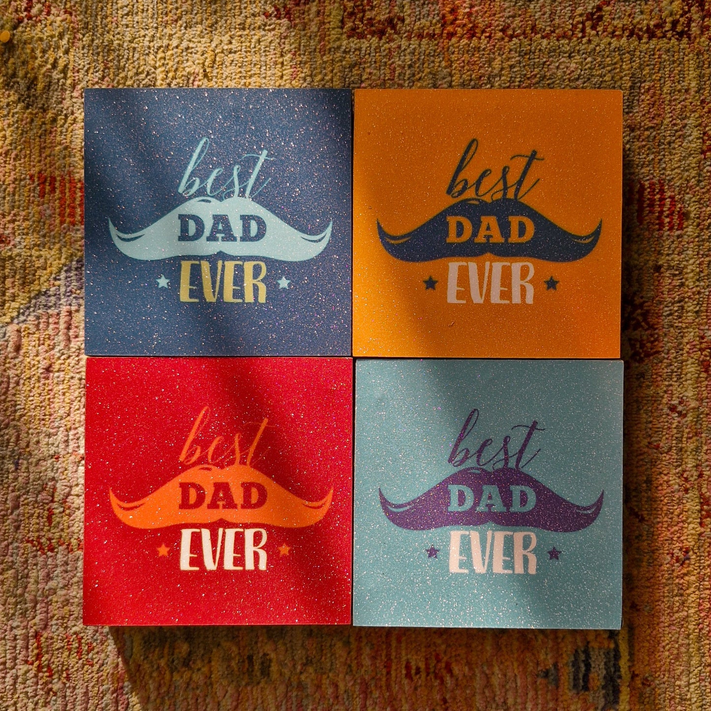 Best Dad - Mustache Plaque