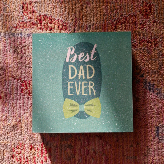 Best Dad Bowtie Plaque