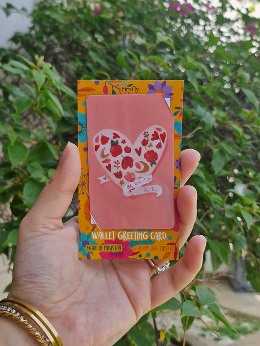 Be & It Is  - Wallet Greeting Card
