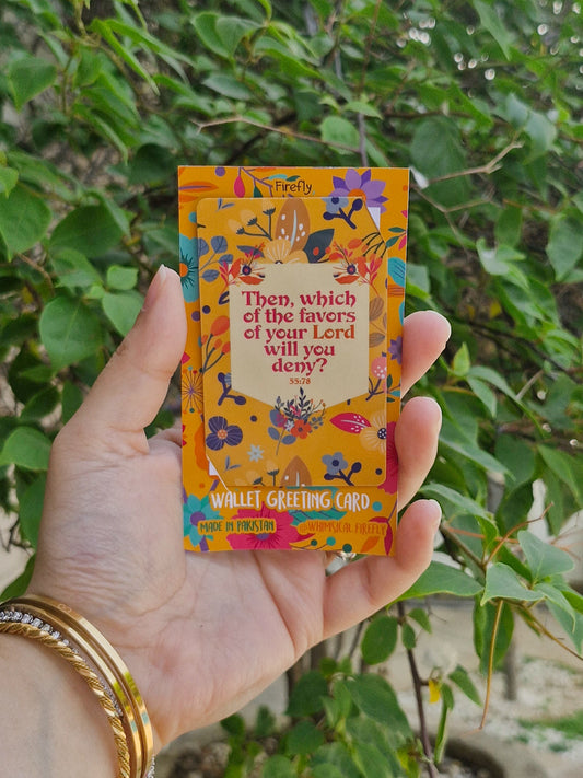 Which of the Favors - Wallet Sized Greeting Card