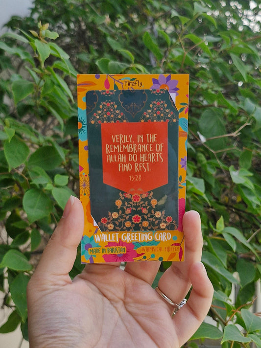 Verily in the Remembrance - Wallet Greeting Card