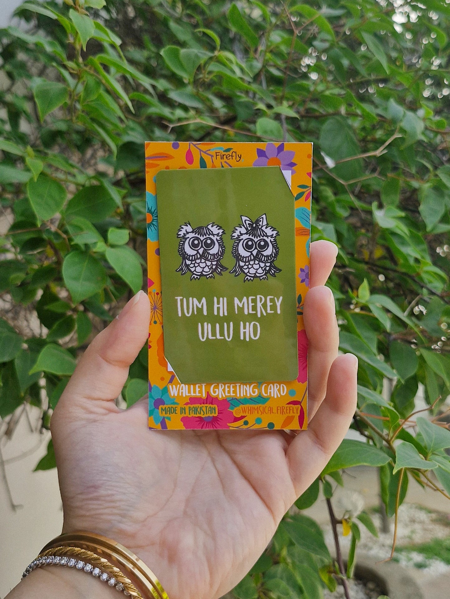 Tum hi Merey Ullo Ho - Wallet Greeting Card