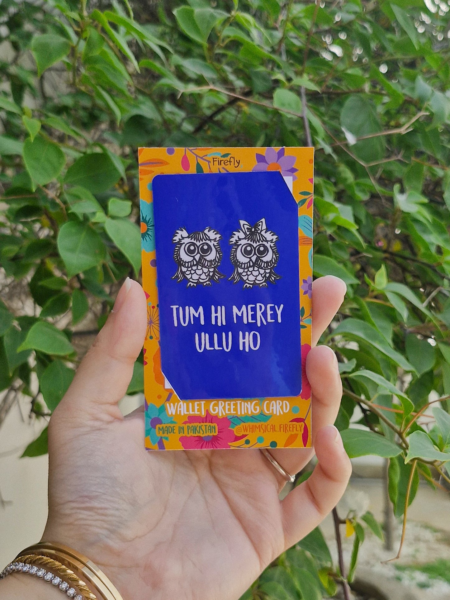 Tum hi Merey Ullo Ho - Wallet Greeting Card