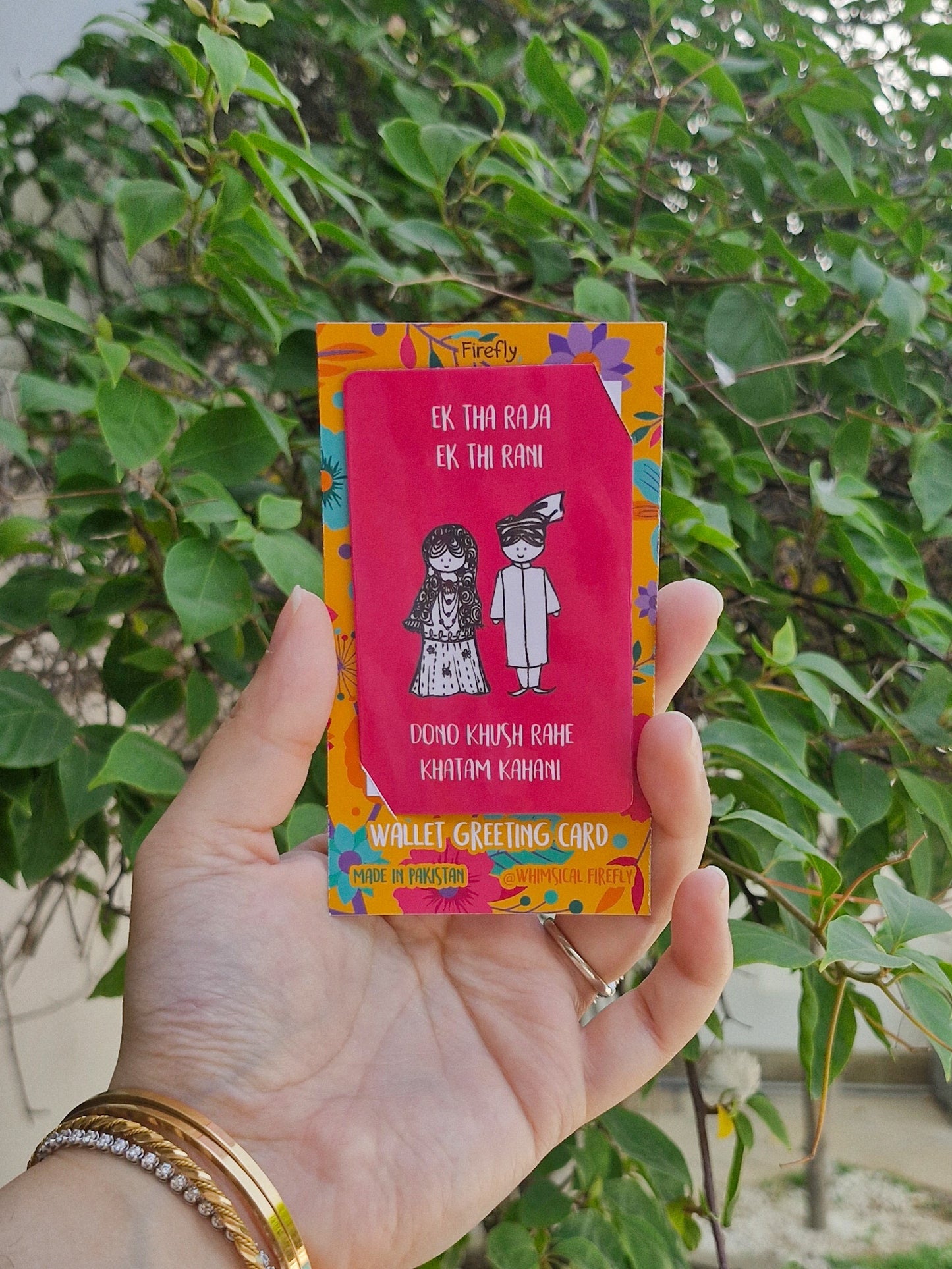 Ek the Raja Ek Thi Rani - Wallet Greeting Card