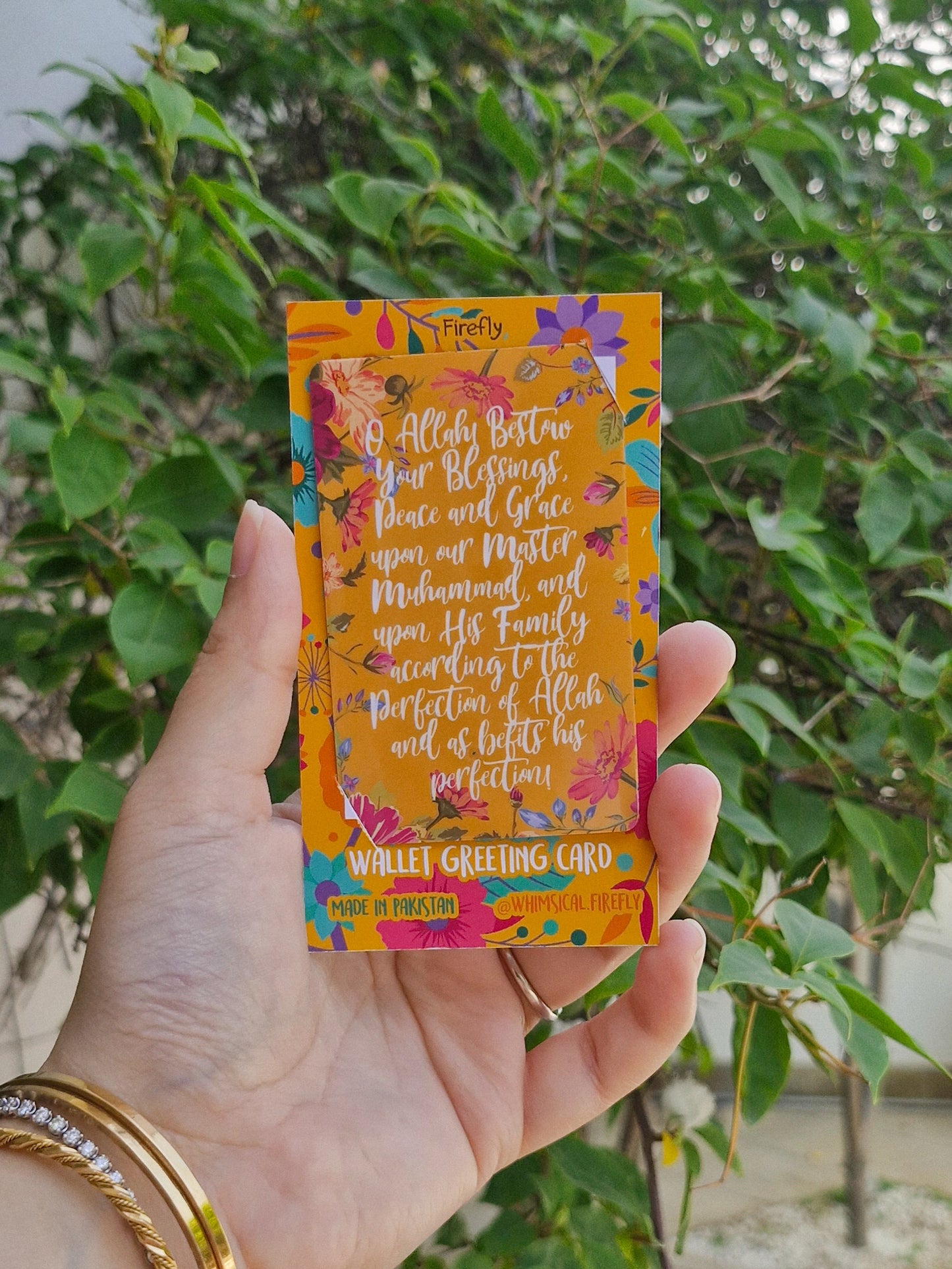 Litany Series - Wallet Greeting Card