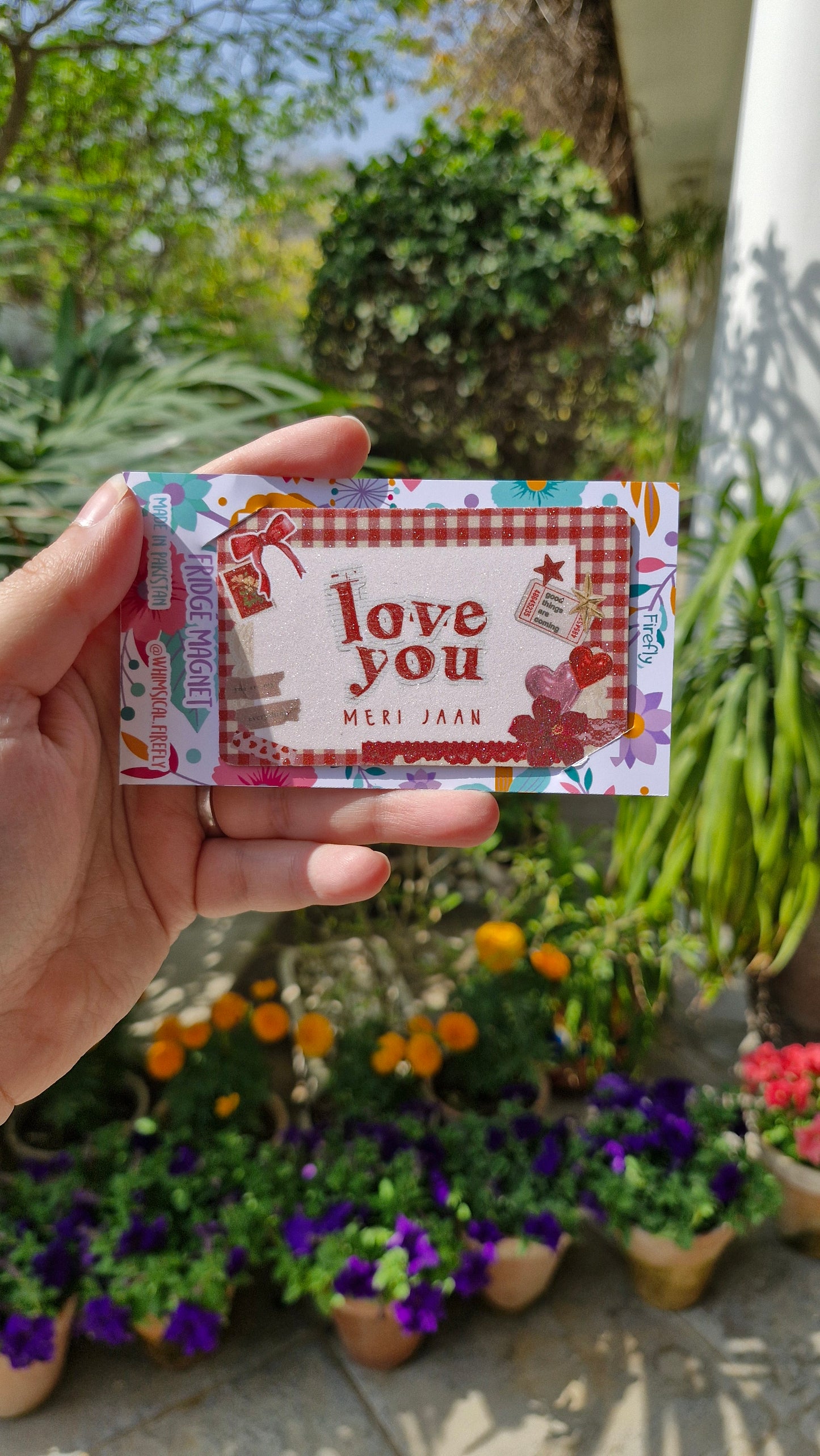 Love You Scrapbook Magnet - ATM