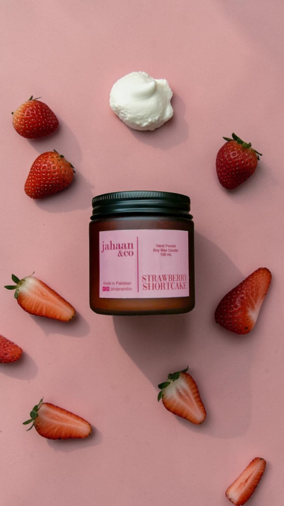Strawberry Shortcake Premium Candle