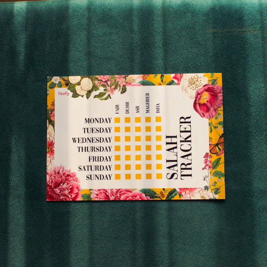 Floral Magnetic Salah Tracker