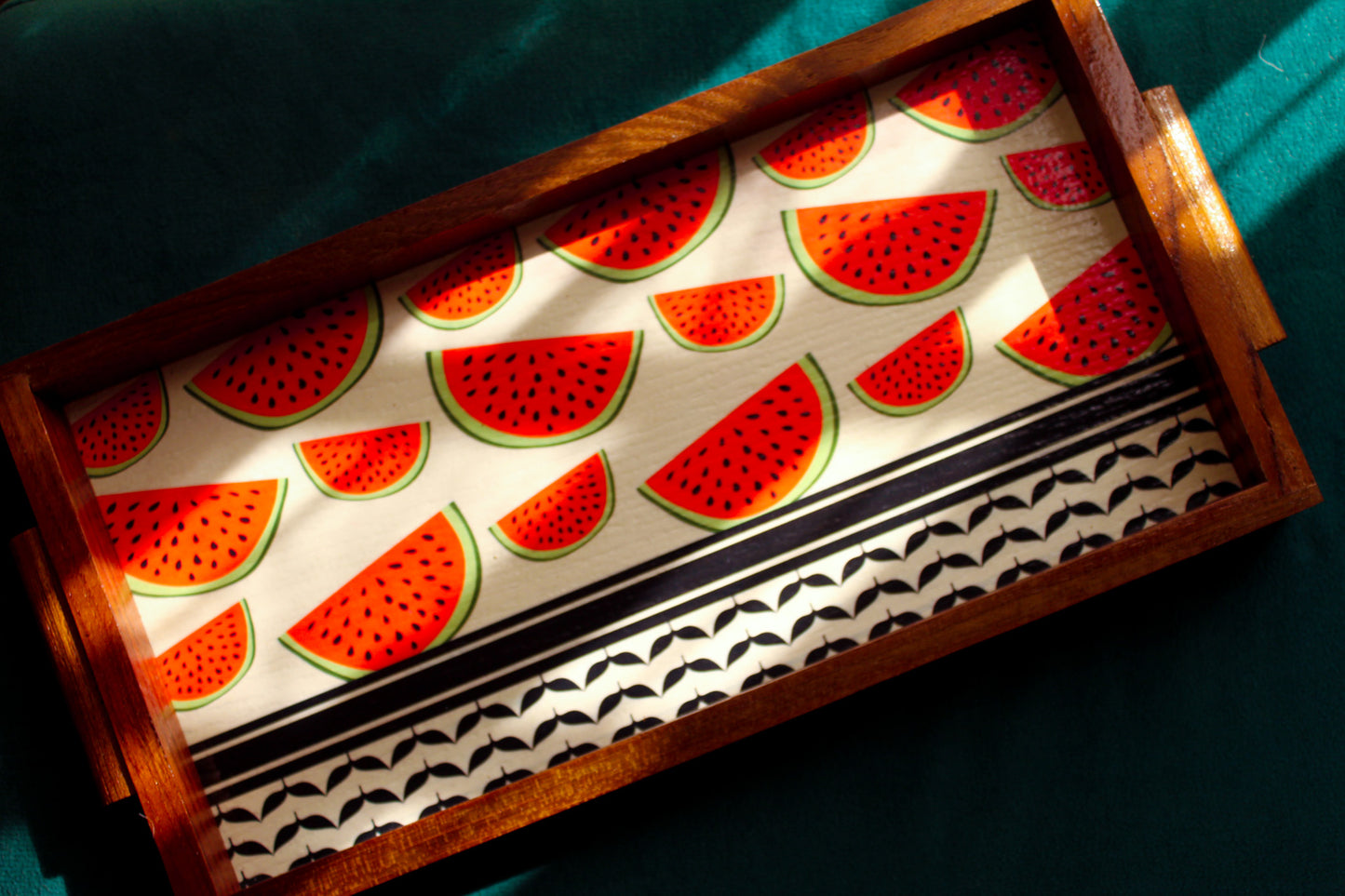 Watermelon + Keffiyeh Tray