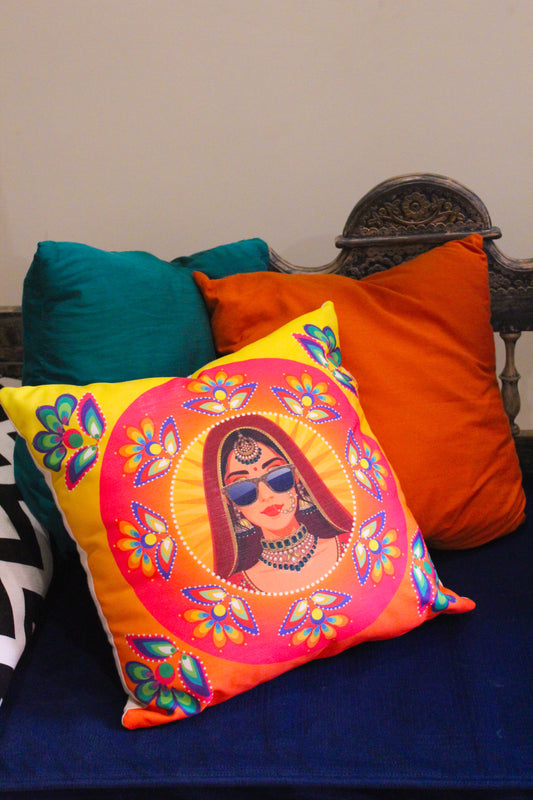 Dhinchak - Desi Dholki Cushion Covers