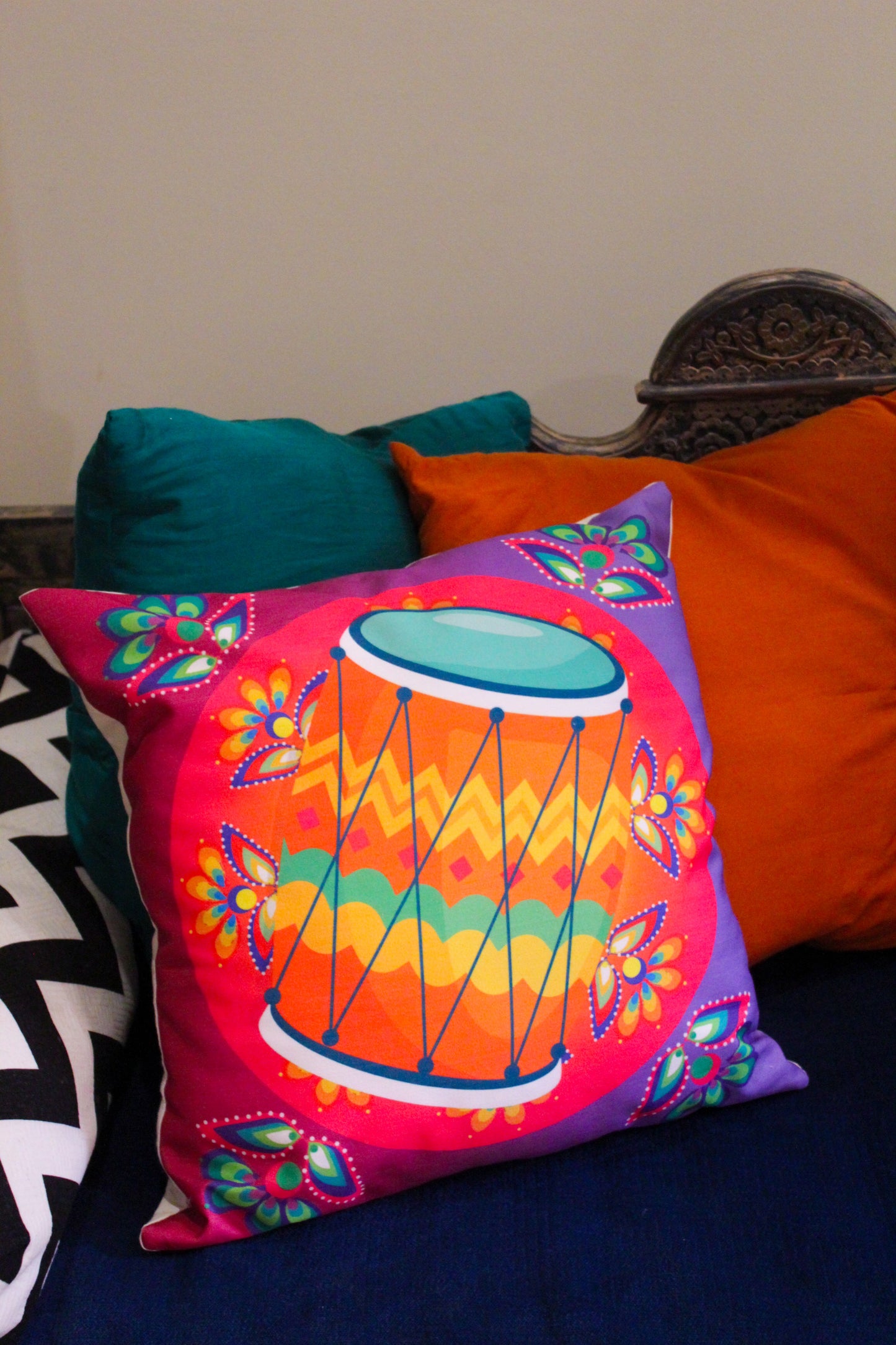 Dhinchak - Desi Dholki Cushion Covers
