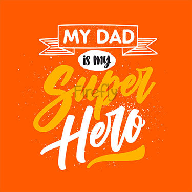 My Dad is my Super Hero Magnet