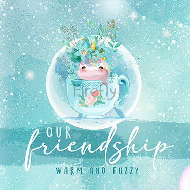 Warm and Fuzzy Unicorn Magnet