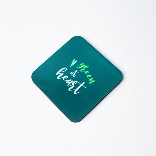 Green at Heart Coaster