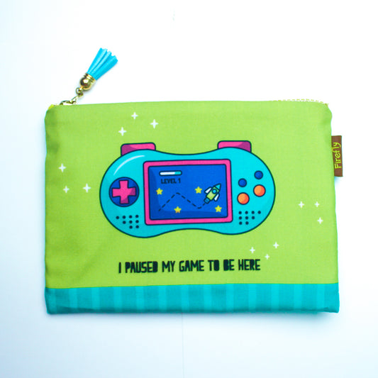 I Paused my Game to Be Here Zipper