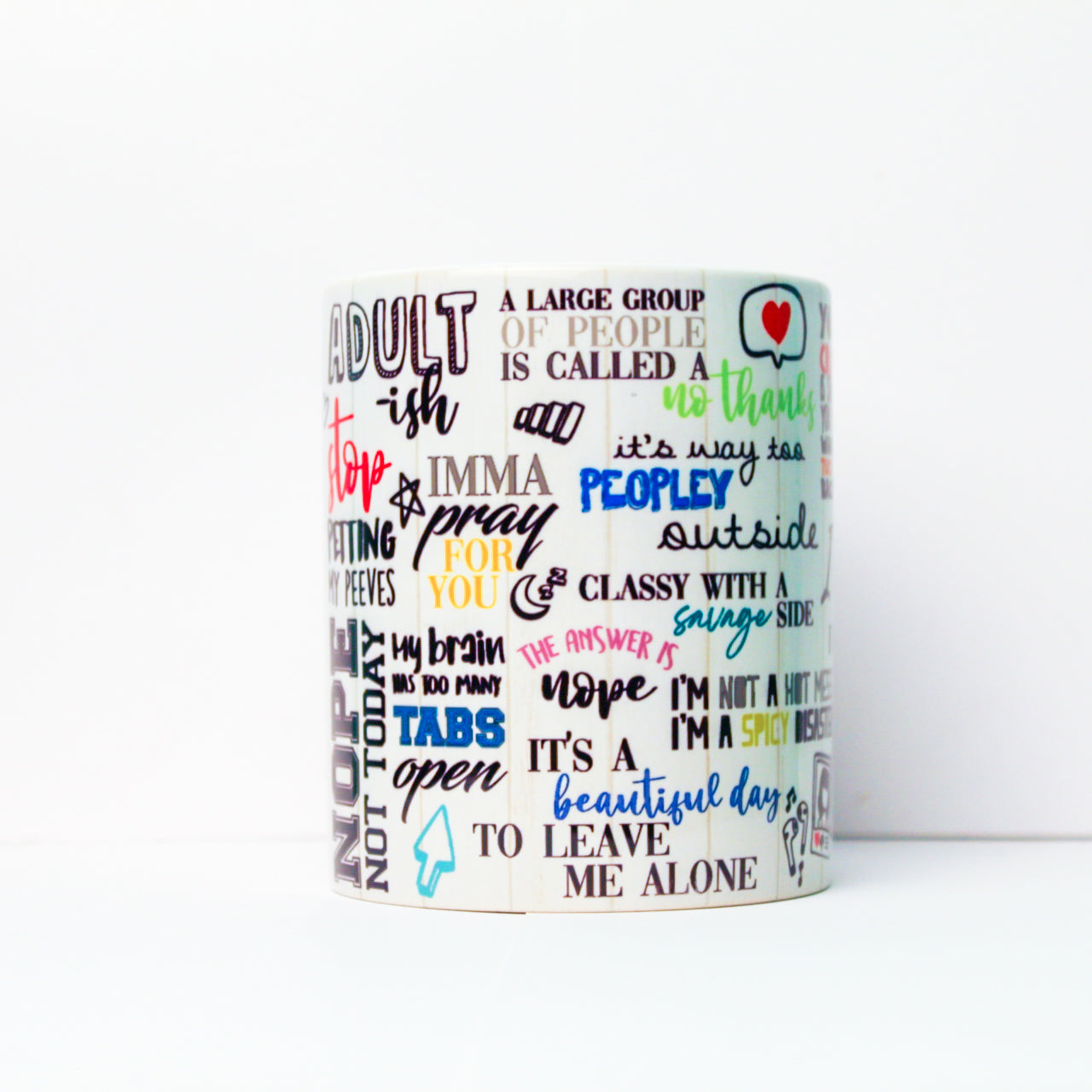 Sass and Sarcasm for Introverts Mug