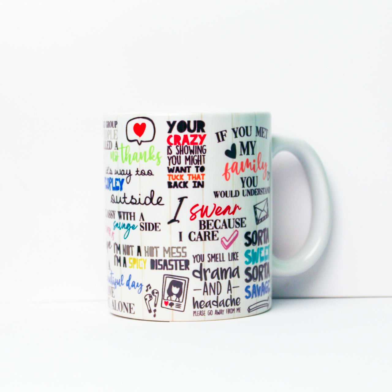 Sass and Sarcasm for Introverts Mug