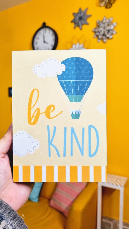 Be Kind Nursery Plaque