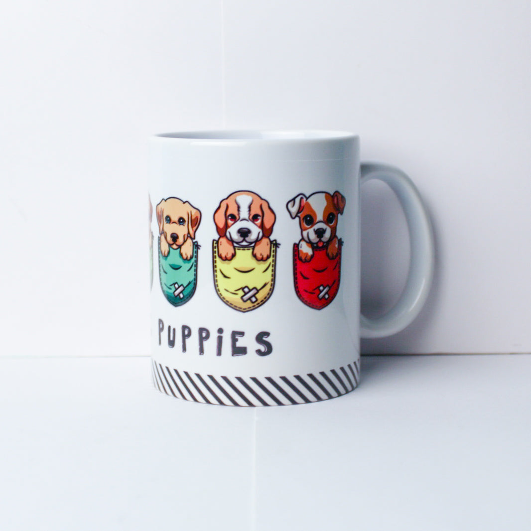 I love puppies Mug