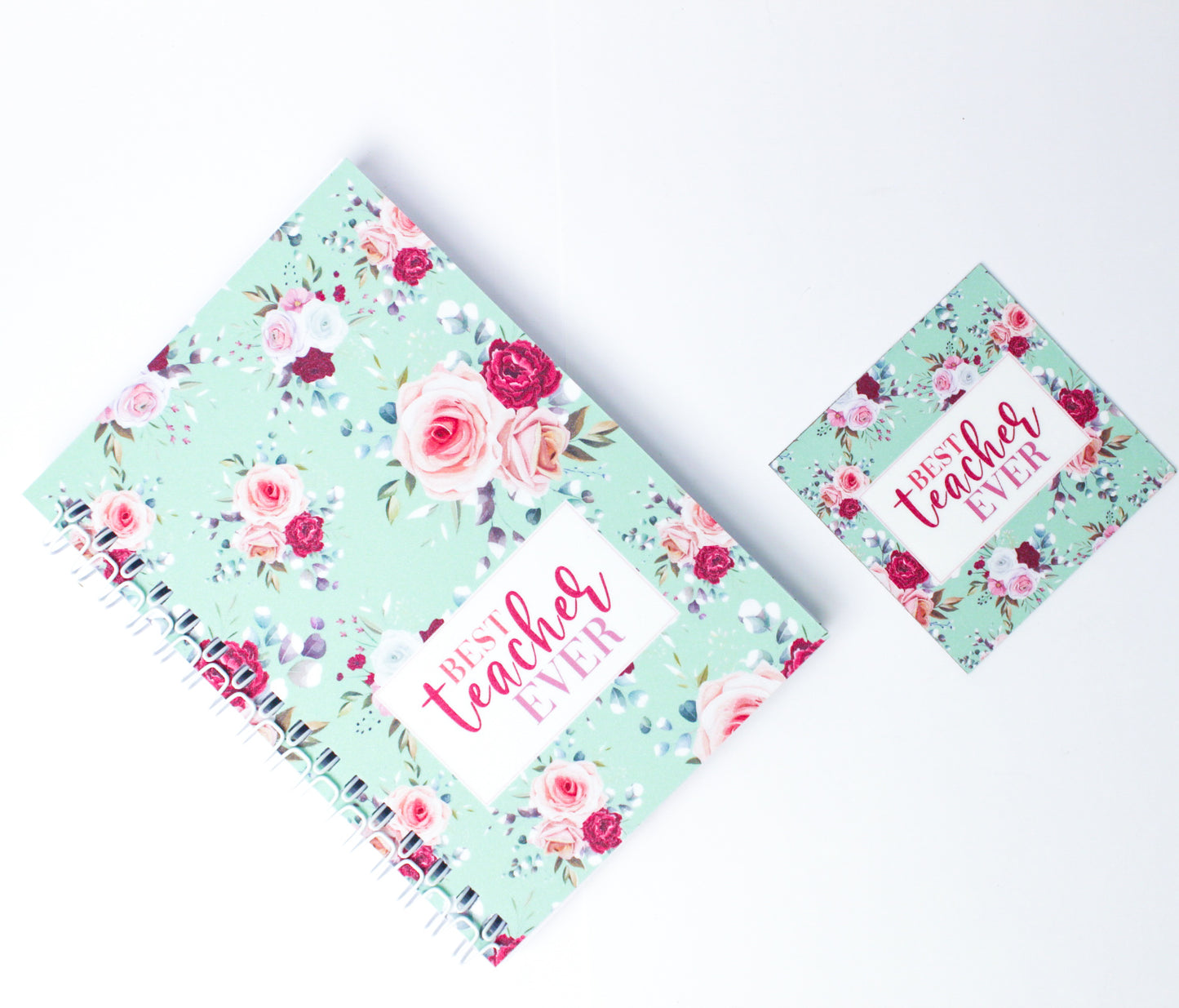 Best Teacher Ever - Victorian Mug and Mini Notebook