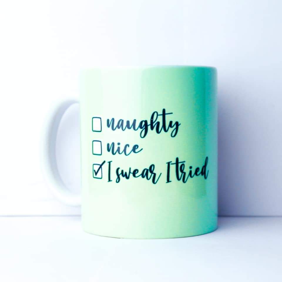 Naughty Nice Checklist Mug