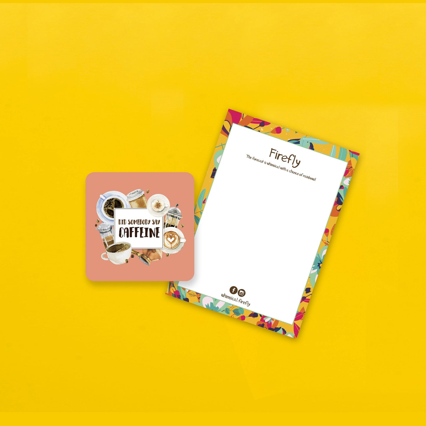 Did Somebody Say Caffeine Coaster - Firefly