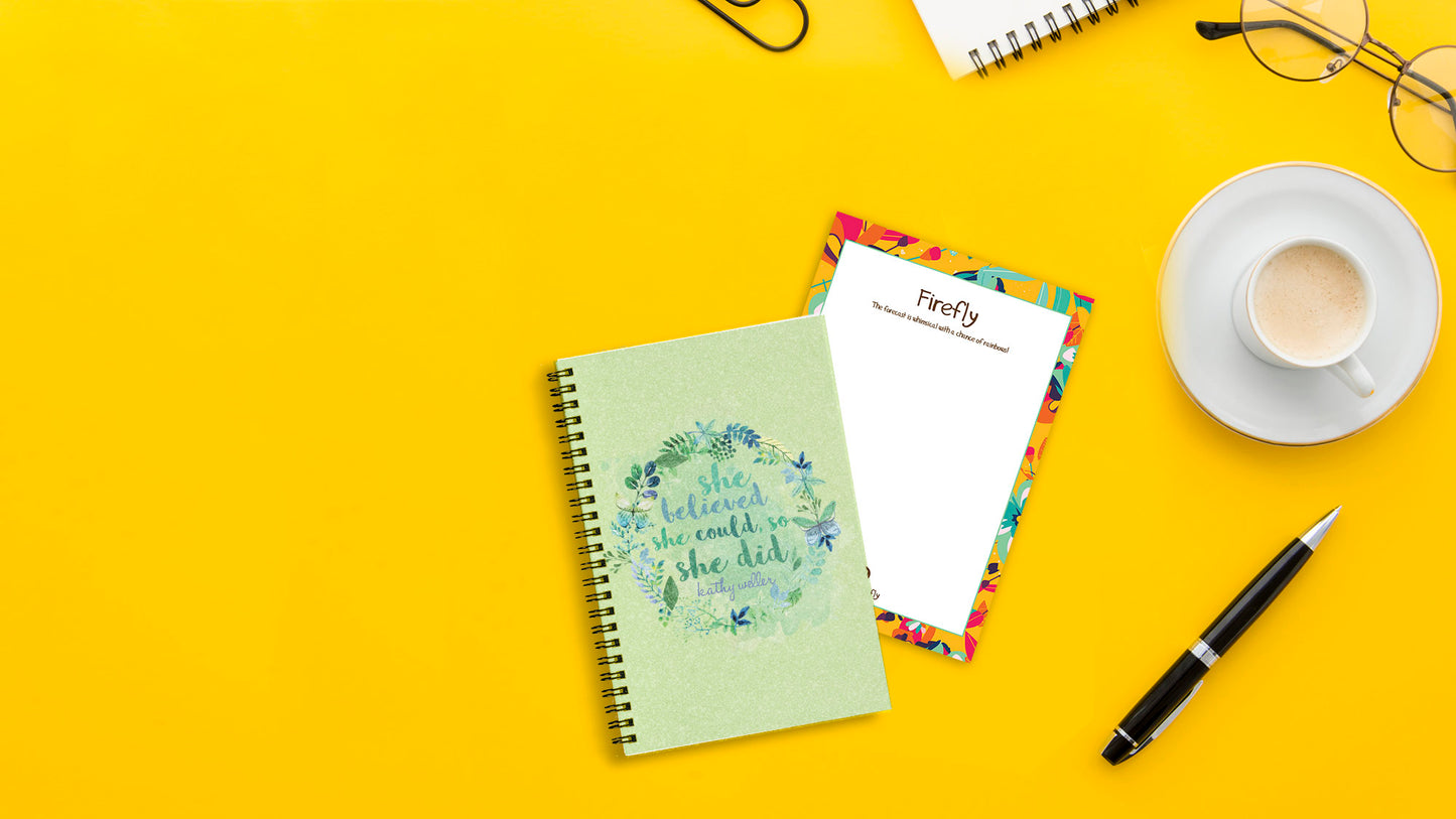 She Believed She Could Mini Notebook