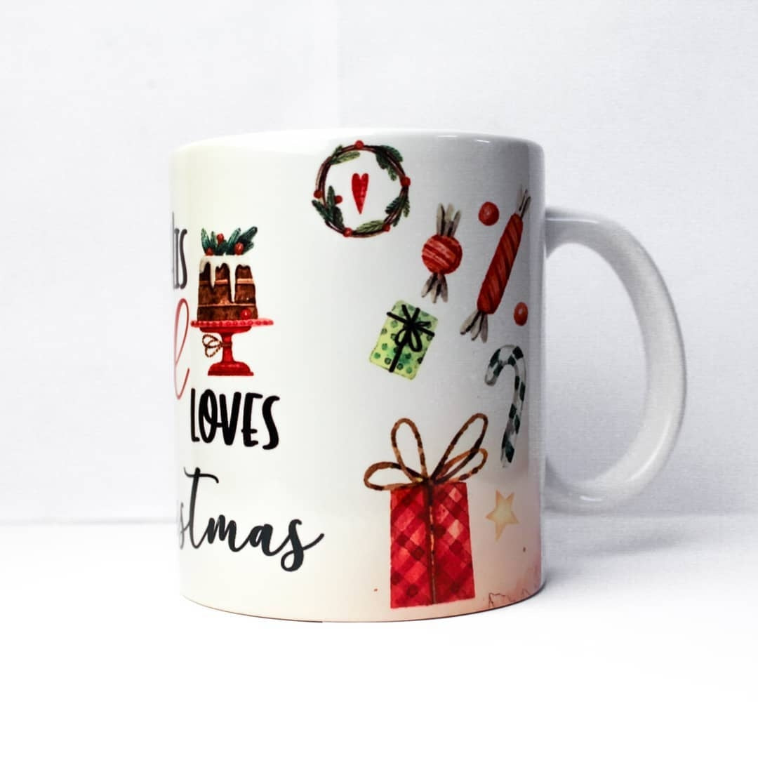 This Girl Loves Christmas Mug