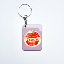 Load image into Gallery viewer, A Great Teacher Inspires Keychain