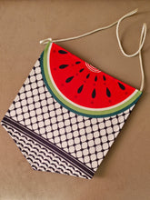 Load image into Gallery viewer, Watermelon Keffiyeh Tapestry