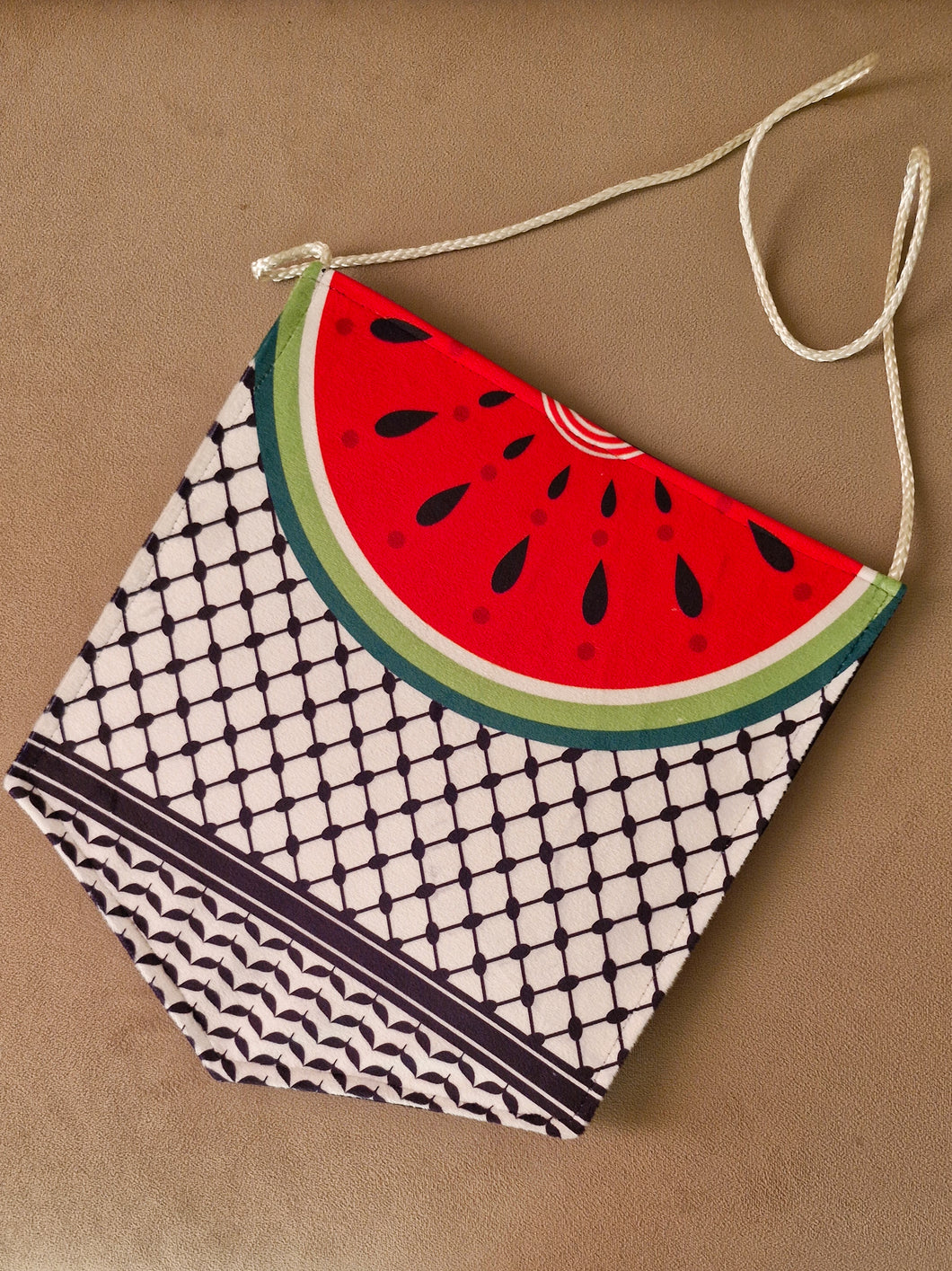 Watermelon Keffiyeh Tapestry