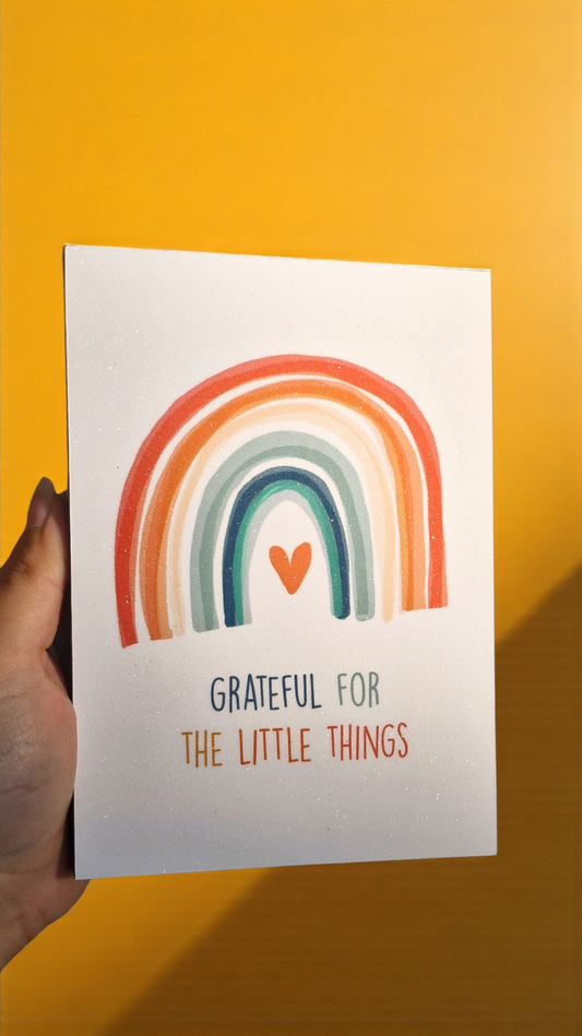Grateful for the Little Things Plaque - V Series