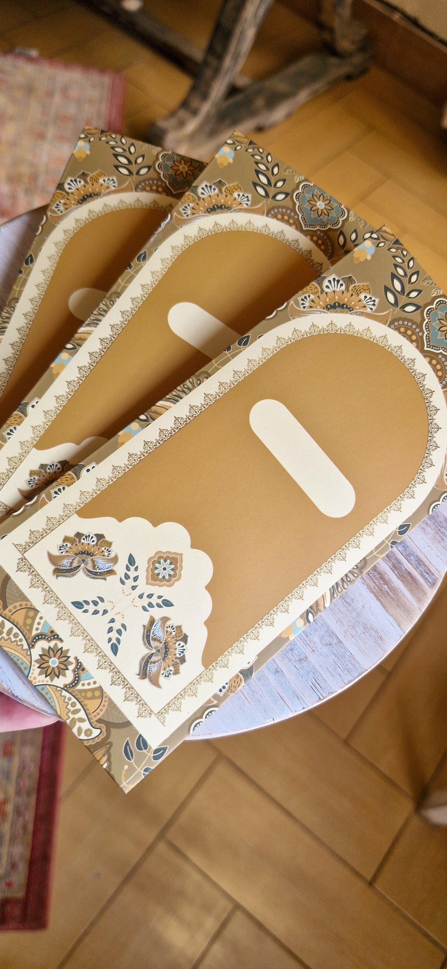 Ottoman Inspired Upright Envelope