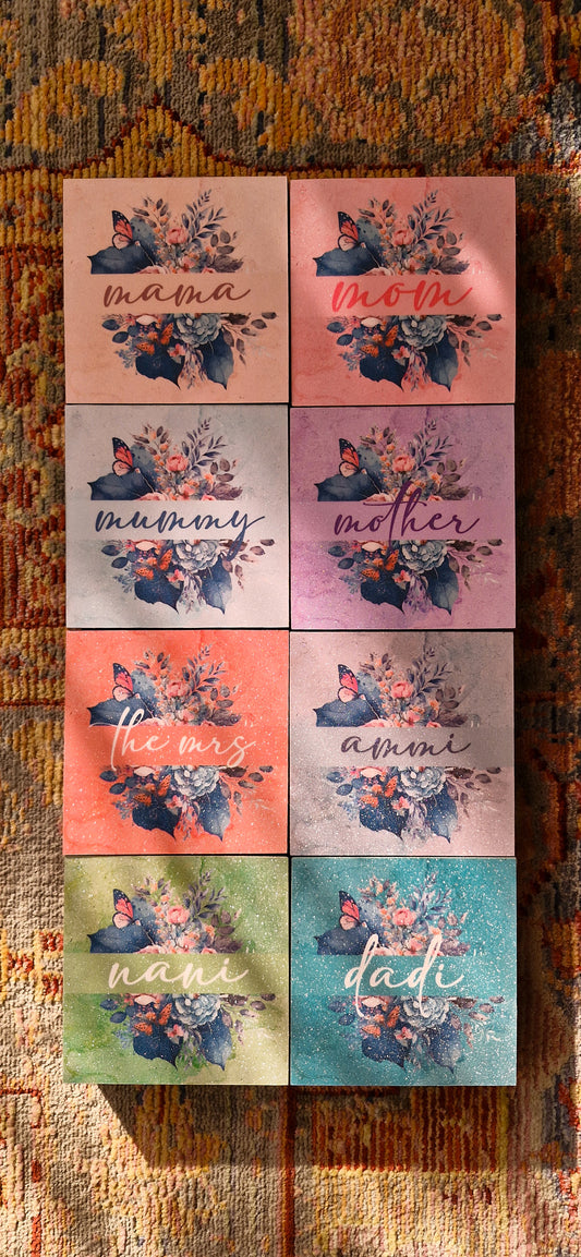 Mother Floral Plaque