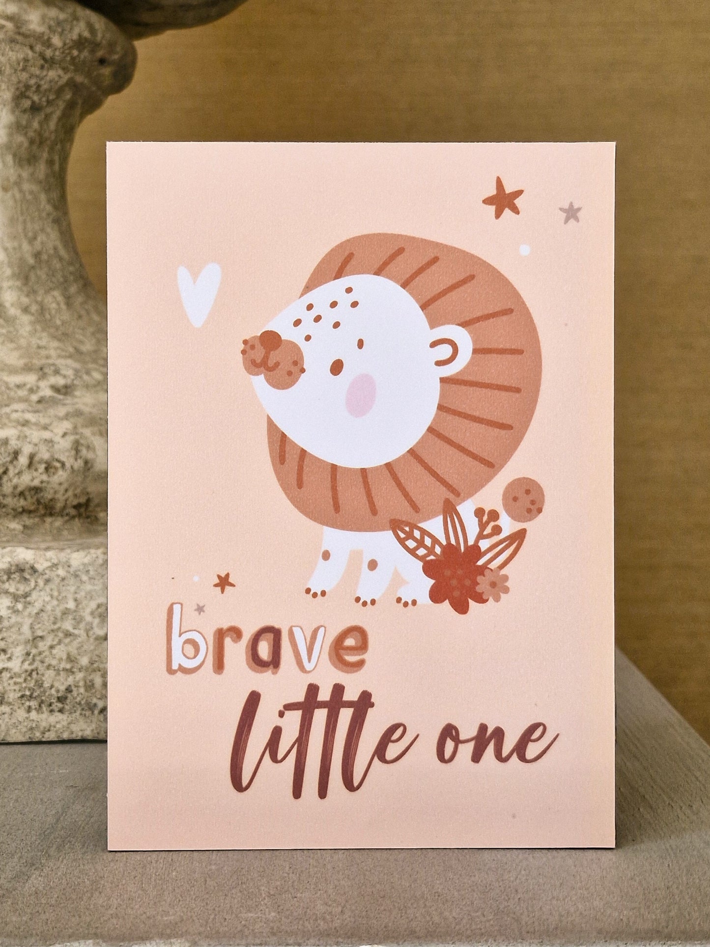 Brave Little One Plaque
