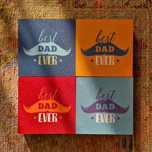 Best Dad - Mustache Plaque