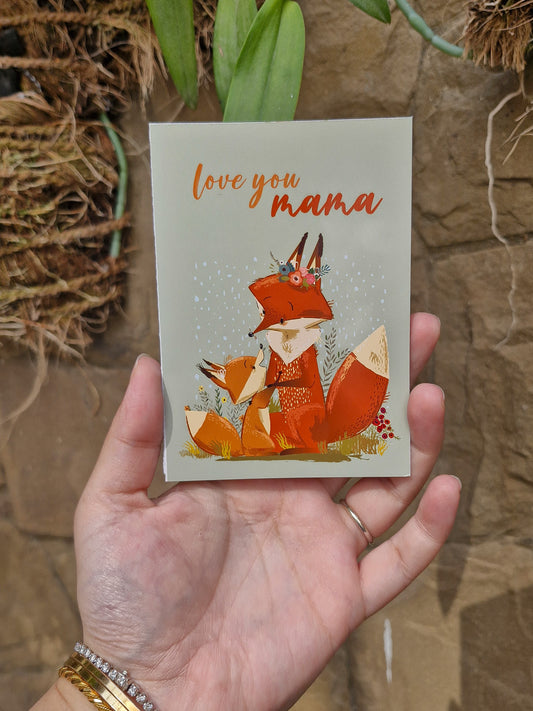 Love You Mama  - Greeting Card