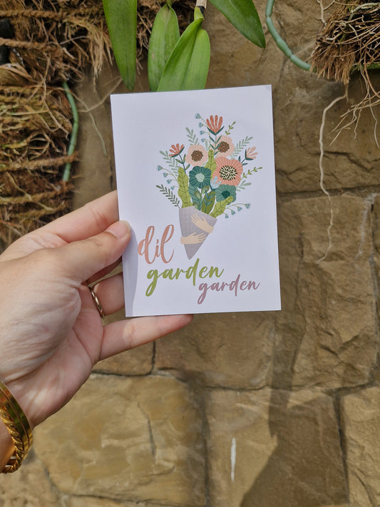 Dil Garden Garden  - Greeting Card