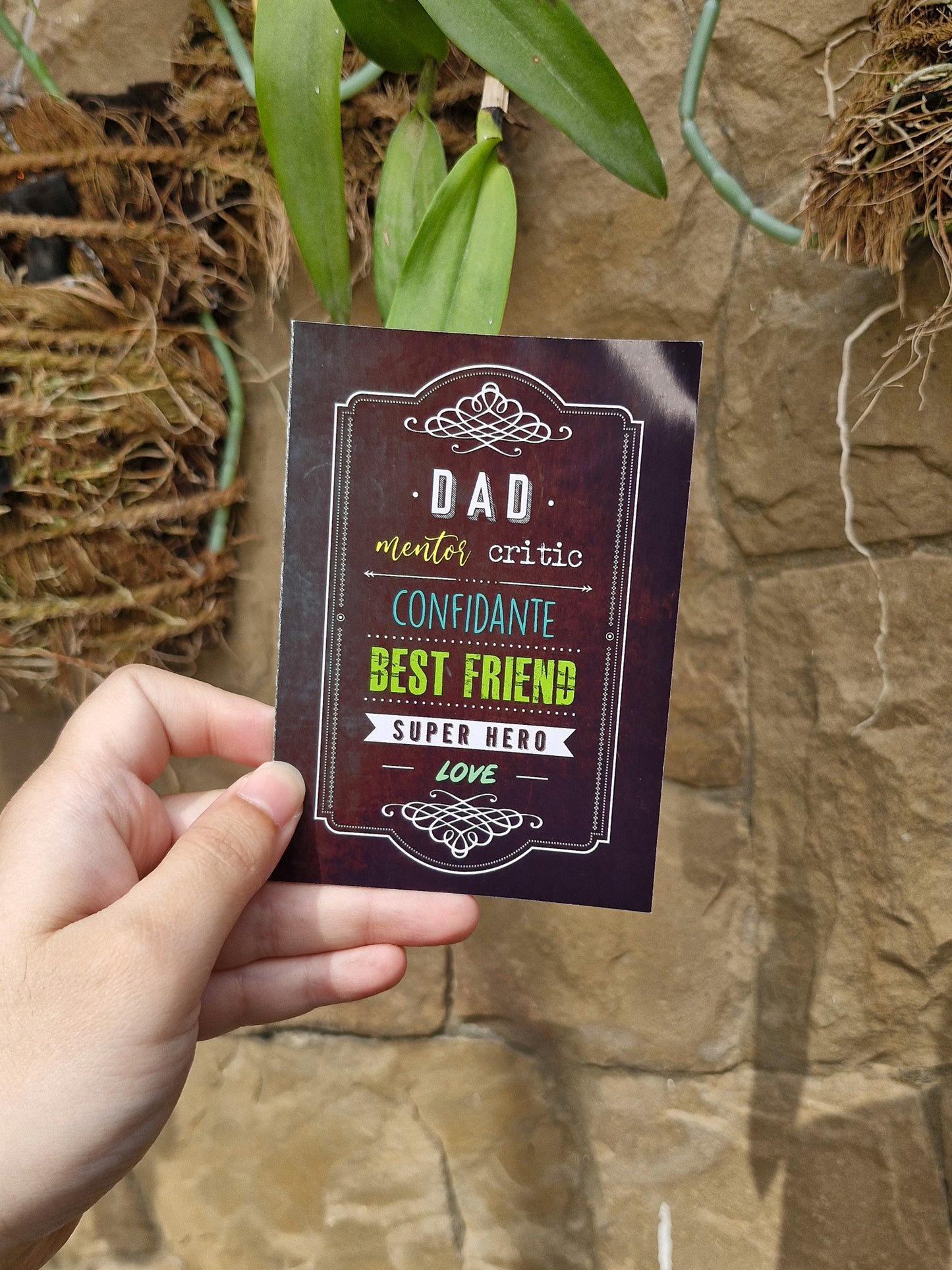 Dad Chalkboard  - Greeting Card