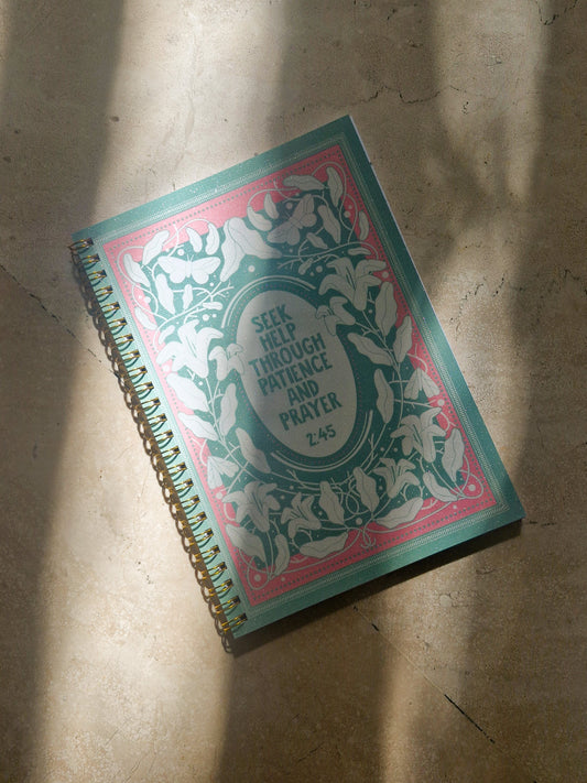 Art Deco - Patience and Prayer Notebook