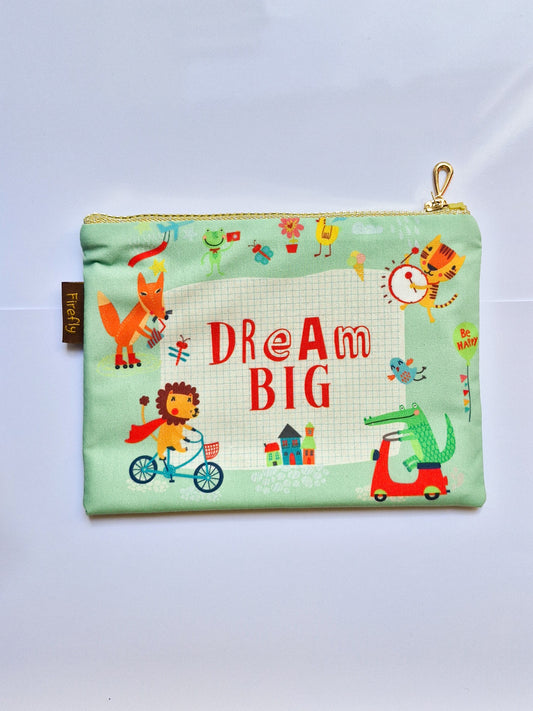 Dream Big (Quirky Animals) Zipper