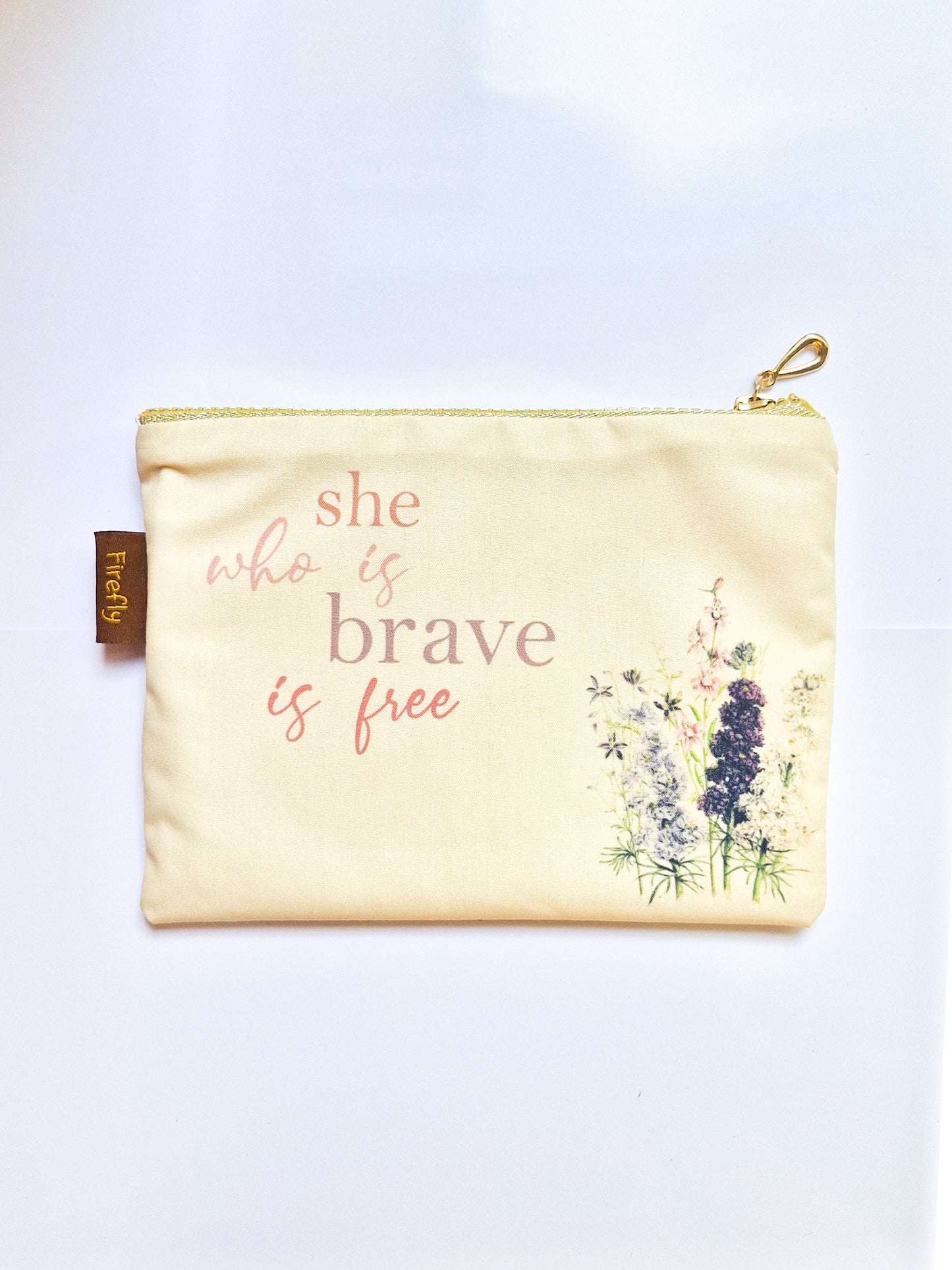 She Who is Brave Is Free Zipper