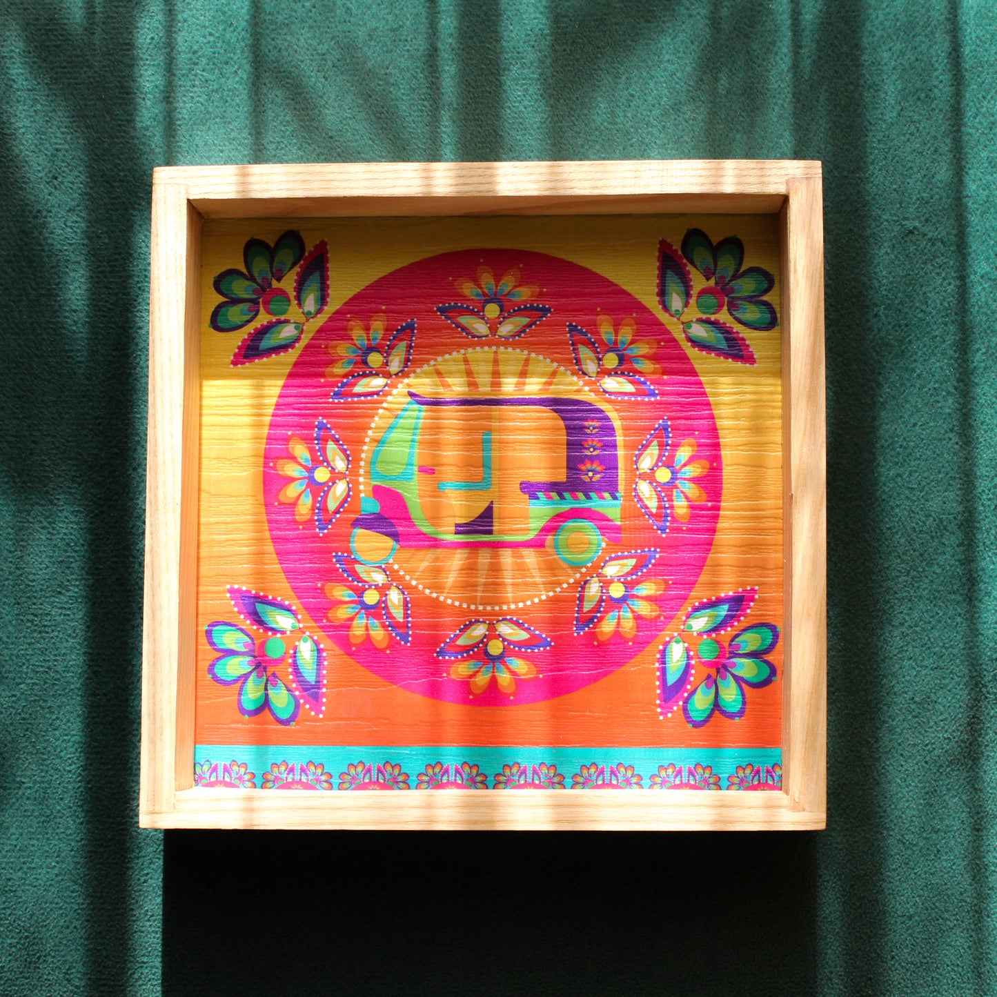 Retro Rikshaw Tray