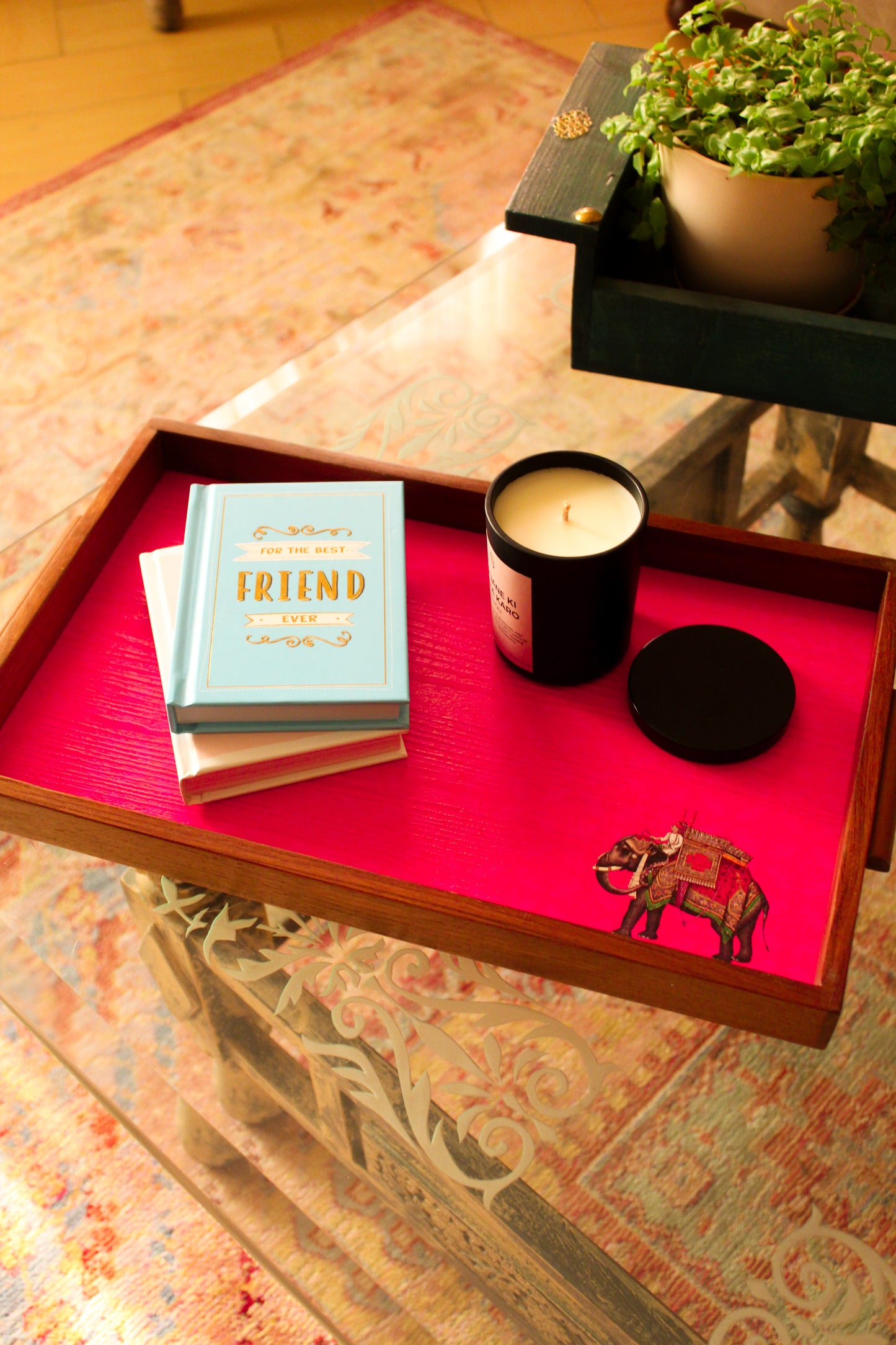 Mughal Elephants Tray