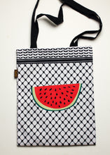 Load image into Gallery viewer, Keffiyeh Watermelon Tote