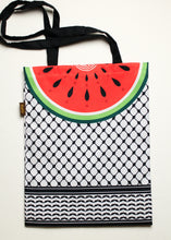 Load image into Gallery viewer, Keffiyeh Watermelon Tote