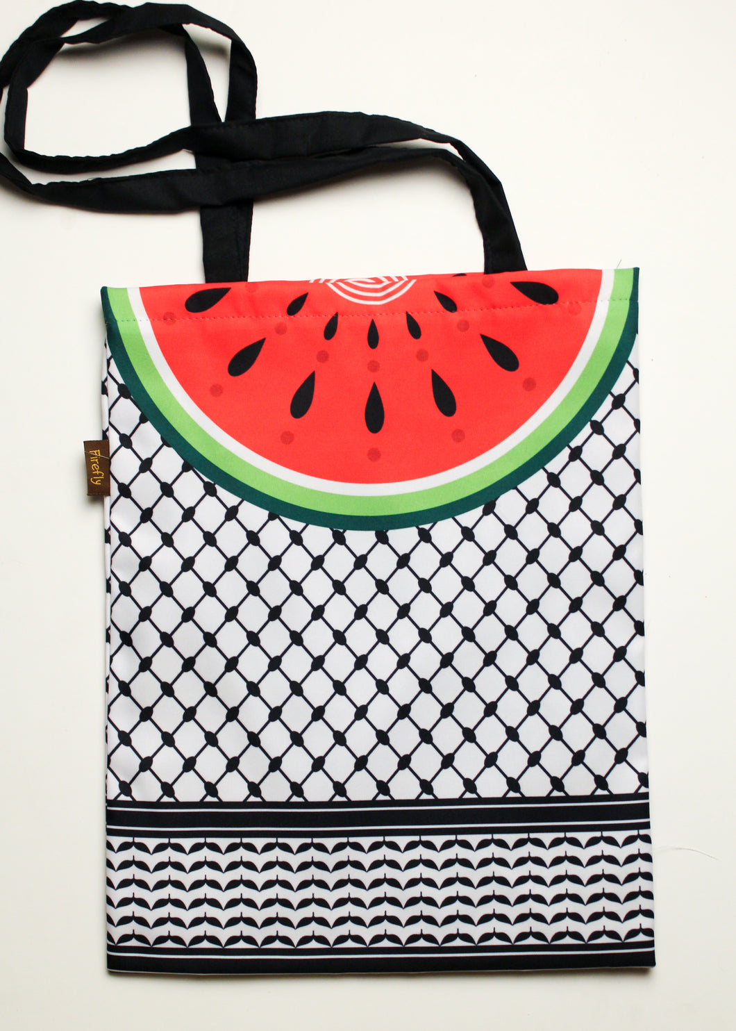 Keffiyeh Watermelon Tote